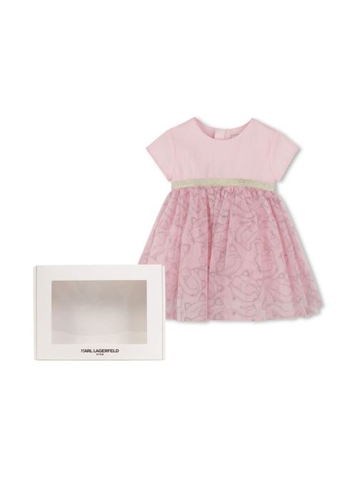 Abito neonata rosa Karl Lagerfeld Kids | Z30519475